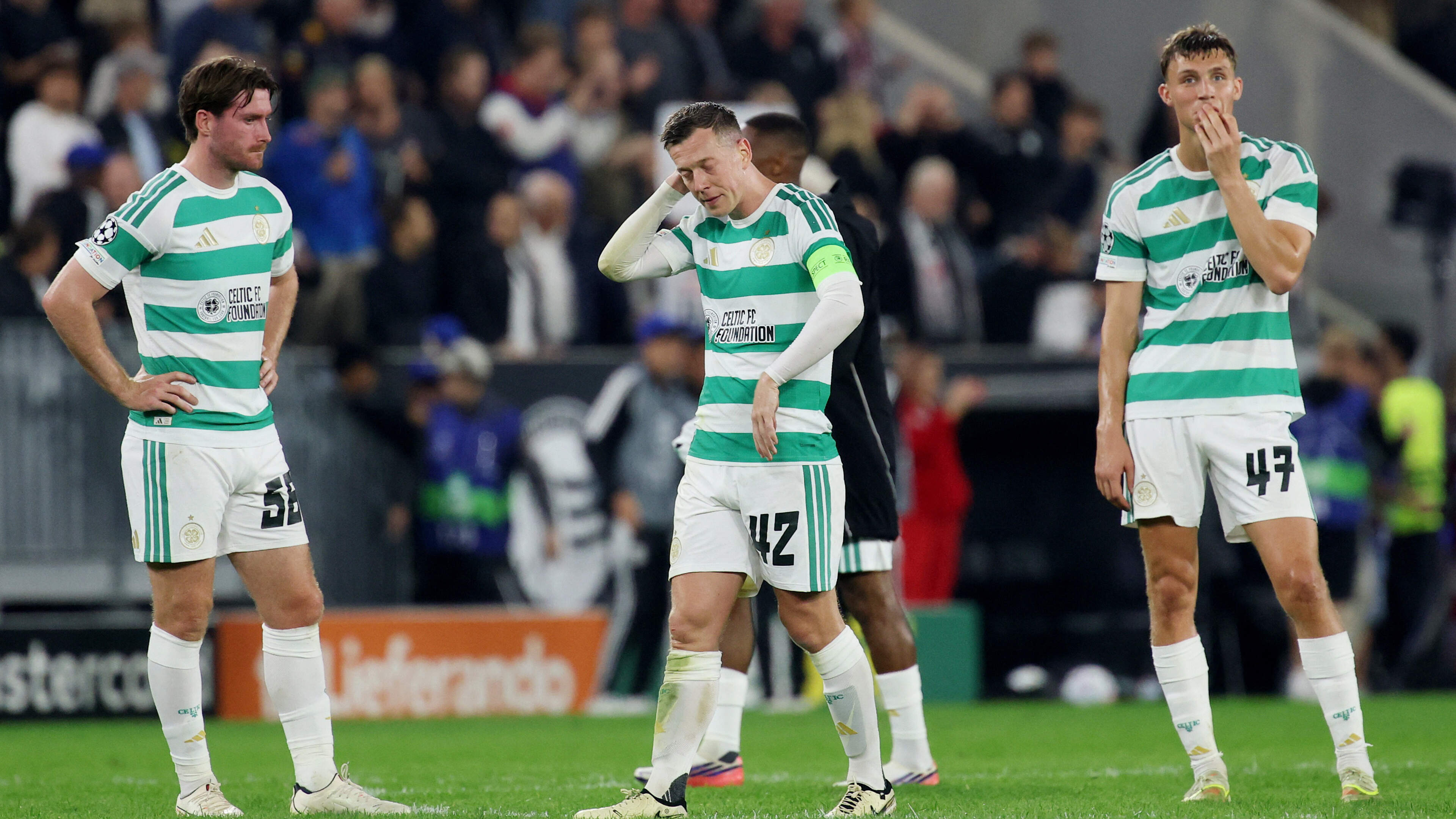 ‘No excuse whatsoever’ — Callum McGregor apologises for Celtic’s Champions League collapse in Austria